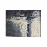 THE LINE OF BLACK CANVAS PRINT 32X20IN