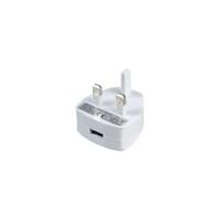 MAINS PLUG WITH USB-A PORT