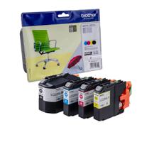 BROTHER INK CART BLK/COL LC229XLVALBP