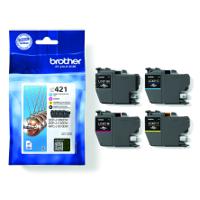 BROTHER INKJET CART BLK/COL MPK LC421VAL