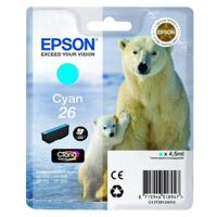 EPSON NO.26 INK CART CYAN T26124012