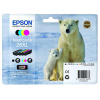 EPSON NO.26 INK CART BLK/COL T26164010