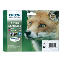 EPSON T1285 INK CART BLK/3COL T12854012