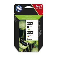HP NO.302 INK CART BLK/COL X4D37AE