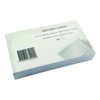 SELECT RECORD CARDS 127MMX76MM WH(100)