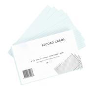 SELECT RECORD CARDS 203MMX127MM WH(100)