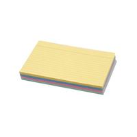 RECORD CARDS 152X102MM ASST (100) 16199