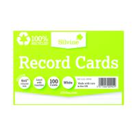 SILVINE RECYCLED REC CARD 152X102 (100)