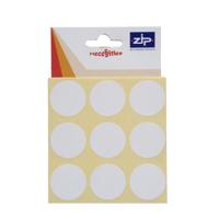 CIRCLE LABELS 29MM WHITE (63)