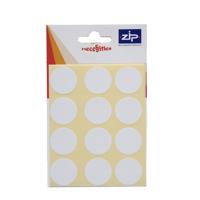 CIRCLE LABELS 24MM WHITE (84)