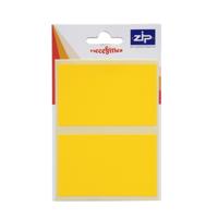 RECTANGULAR LABELS 50X80MM FLUO ORG (8)