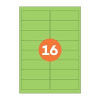 MULTIPURPOSE LABELS 99X57MM GRN (100)