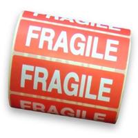 PRINTED PARCEL LABELS FRAGILE (1000)
