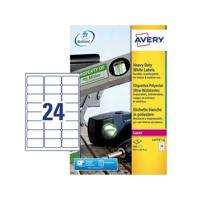 AVERY HDUTY LSR LAB WHT (20) L4773-20