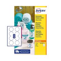 AVERY ROUND LAB 63.5MM (25) L4852REV