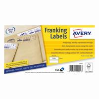 AVERY FRANKING LAB 140X38 WHT (1000)FL01