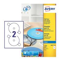 AVERY INKJET CD LABELS (100) J8676-100
