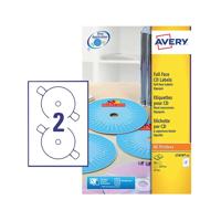 AVERY LASER CD LABELS (25) L7676-25