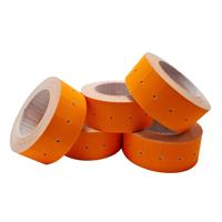CT1 PRICING LABELS 21X12MM ORG (10000)