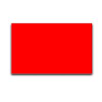 LABEL CARD INSERT 47X80MM RED (100)