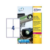 AVERY HDUTY LSR LAB WHT (20) L4774-20