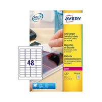 AVERY ANTITAMPER LAB 45.7X21.2 (20)L6113