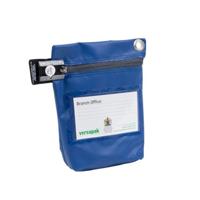 CASH BAG 267X267X50MM BLUE