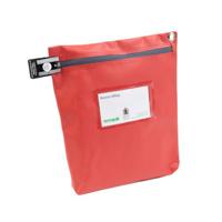 CASH BAG 267X267X50MM RED
