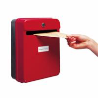 HELIX POST/SUGGESTION BOX RED W81060