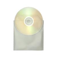 CD/DVD PLASTIC WALLETS CLEAR (100)