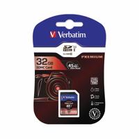 VERBATIM SDHC MEMORY CARD 32GB 43963
