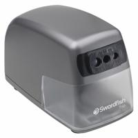 SWORDFISH TRIO ELEC PENCIL SHARPENER SLV