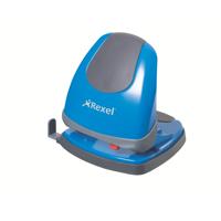 REXEL EASY TOUCH 230 2-HOLE PUNCH BLUE