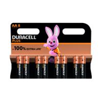 Duracell Plus Battery AA (Pack 8) 81275377