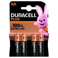 Duracell Plus Battery AA (Pack 4) 81275375