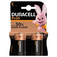 Duracell Plus Battery C (Pack 2) 81275429