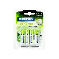 STATUS ULTRA RECHARGEABLE BATTERY AA (4)