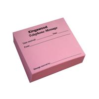 KINGSWOOD TELEPHONE MESSAGE BLOCK PAD