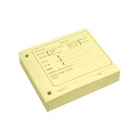KINGSWOOD CASH DEBIT/CREIT BLOCK PAD YLW