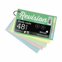 SILVINE REVISION CARDS 48 CARDS PADSC53