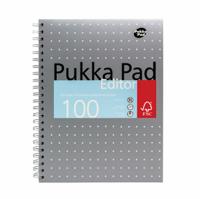 Pukka Pad Metallic Editor Pad A4 100pages EM003