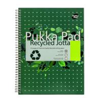 Pukka Pad Recycled Wirebound Notebook A4 Ruled 110pages RCA4/110-3