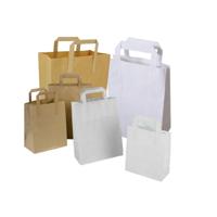 PAPER CARRIER BAGS MEDIUM BRN (250)