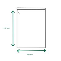 PRO-LOC PLAIN RESEAL BAG 190X190 (1000)