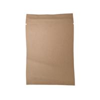 PAPER RESEALABLE BAGS 229X152 BRN (1000)