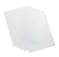 PLASTIC CUT FLUSH FOLDERS A4 CLR (25)