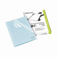 REXEL CUT FLUSH FLDR A4 CLEAR (100)12215