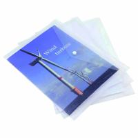 RAPESCO ECO POPPER WALLET A4 CLEAR