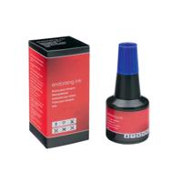 ENDORSING INK BOTTLE 28ML BLUE