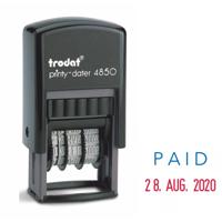 TRODAT PRINTY 4850 L2 DATER PAID 76373